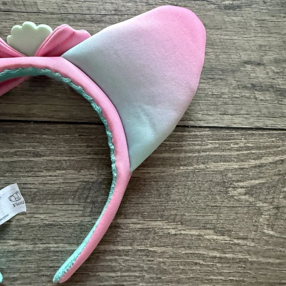 Fiesta Great Wolf Lodge Glam Ears Mermaid Purple Bow & SeaShell GWL White Pearls